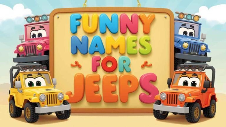 funny names for jeeps