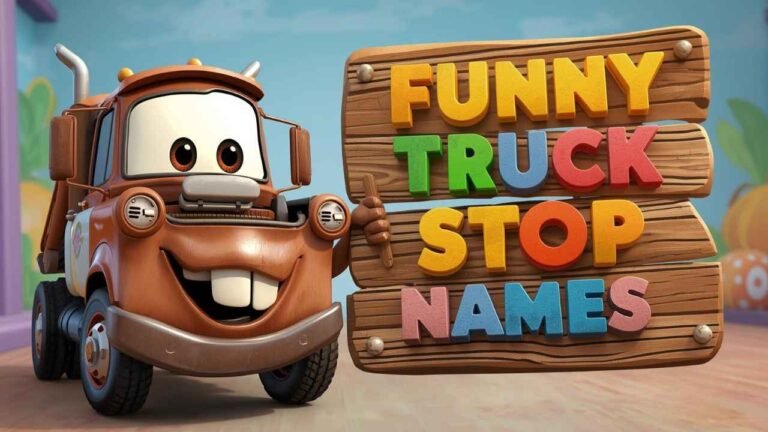 funny truck stop names